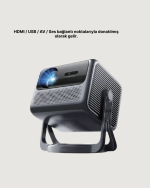 Smart Projector Android TV Dolby Sesli WiFi Bluetooth - Görsel 2