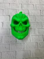 Yeşil Korku Temalı Maske Cadılar Bayramı Dekor