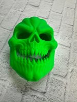 Yeşil Dekoratif Korku Maskesi Duvar Süsü