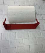 Kırmızı Peçete Tutucu Dayanıklı Duvar Tipi Kağıt Havlu Askısı - Görsel 5