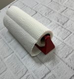 Dekoratif Kırmızı Kağıt Havlu Tutucu Duvar Askılı Model - Görsel 3