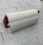 Kırmızı Peçete Askısı Mutfak Duvar Tipi Peçetelik Organizer - Görsel 4