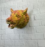 Gold Kurt Duvar Aksesuarı Asılabilir 3D Dekoratif Heykel 25x19 cm - Görsel 4