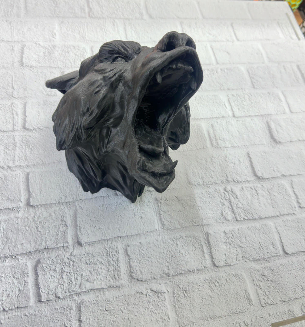 1242992_WhatsApp-Image-2025-11-24-at-15.29.41-2.jpeg Siyah Ayı Duvar Süsü Dekoratif Asılabilir Heykel Ev Ofis Aksesuarı - Görsel 3