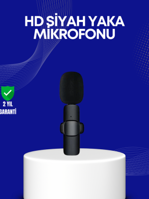 Lightning Girişli 2’li Kablosuz Yaka Mikrofonu Çift Kişilik Kayıt