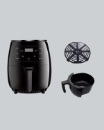 2400W Güçlü Airfryer 6L Yapışmaz Hazne Bulaşık Makinesi Uyumlu - Görsel 2