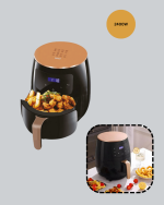 Büyük Boy 6 Litre Airfryer 2400W Sesli Uyarı LCD Ekran - Görsel 3
