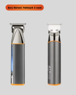 9’u 1 Arada Bakım Seti Güçlü Motorlu Saç Sakal Burun Kulak Trimmer - Görsel 3