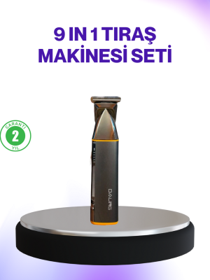 9’u 1 Arada Şarjlı Erkek Bakım Cihazı Saç Sakal Bıyık Ense Trimmer
