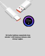 67 Watt Type C Hızlı Şarj Başlık Xiaomi Black Shark Uyumlu - Görsel 5