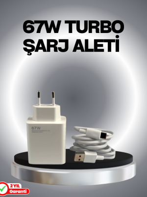 67 Watt Güvenli Hızlı Şarj Adaptörü Samsung M31 M33 M51 Uyumlu
