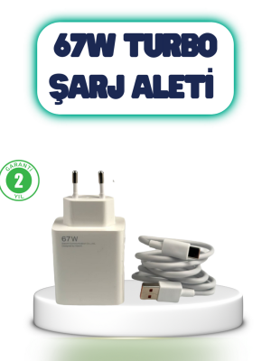 67 Watt Hızlı Şarj Aleti Poco F2 F3 F4 Uyumlu