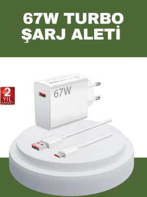 67 Watt Type C Hızlı Şarj Cihazı OnePlus 7 8 9 10 Uyumlu