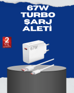 67 Watt Turbo Charge Başlık Vivo Y20 Y35 Y55 Uyumlu