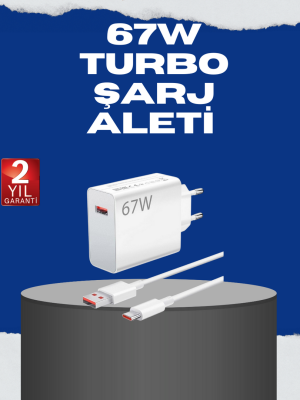 67 Watt Turbo Charge Başlık Vivo Y20 Y35 Y55 Uyumlu