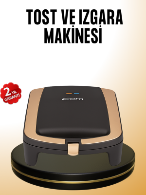 Tost Makinesi Hızlı Pişirme Teknolojisi 1500 Watt