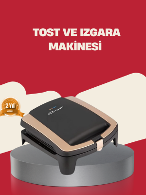 Tost Makinesi Yapışmaz Plaka 1500 Watt Güçlü Performans