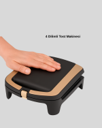 Tost Makinesi 4 Dilim Kapasite 1500 Watt Hızlı Isıtma - Görsel 3