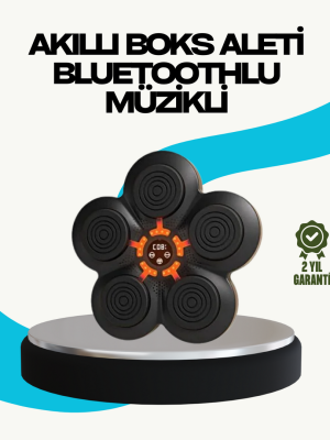Ev Tipi Akıllı Boks Duvar Paneli Müzikli Bluetoothlu Refleks Geliştirme Cihazı