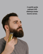 Profesyonel Erkek Tıraş Makinesi Güçlü Kesim ve Uzun Şarj Süreli - Görsel 4