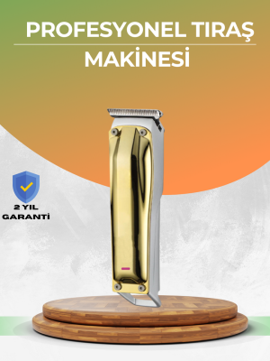 Berber Tipi Saç Sakal Kesme Makinesi USB Şarjlı Sessiz Motorlu