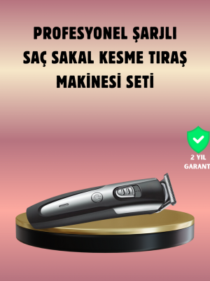 Şarjlı Saç Sakal Kesim Makinesi Detaylı Kesim İçin Hassas Başlıklı