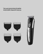 Şarjlı Saç Sakal Kesim Makinesi Detaylı Kesim İçin Hassas Başlıklı - Görsel 2