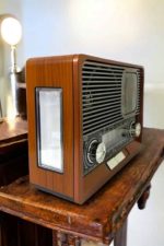 Ahşap Görünümlü Retro Bluetooth Radyo USB,AUX Ve SD Kart Girişli - Görsel 4