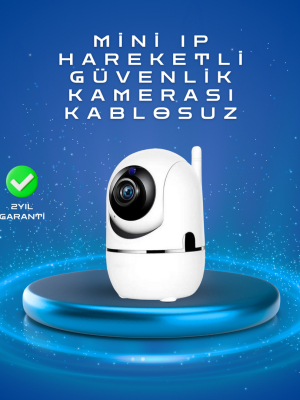 Full HD 1080P Kablosuz Pan & Tilt Güvenlik Kamerası – Hareket Takipli ve İki Yönlü Sesli