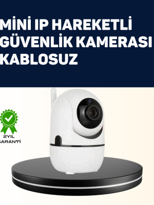 Yüksek Çözünürlüklü Hareket Takipli Kablosuz Güvenlik Kamerası – 1080P, Gece Görüşlü