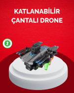 Katlanabilir Drone 1080P Kamera 0-100m Uçuş Mesafeli