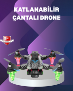 Katlanabilir Drone 1080P Kamera Full HD Çekim Hafif ve Taşınabilir