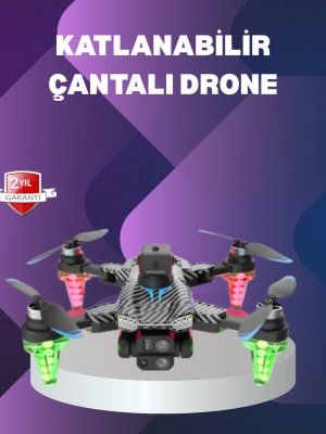 Katlanabilir Drone 1080P Kamera Full HD Çekim Hafif ve Taşınabilir