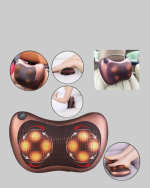 Ergonomik Derin Yoğurmalı Boyun Bel Sırt Masaj Cihazı Priz Çakmak Girişli - Görsel 2