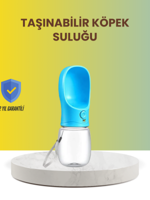 Akıllı Su Akış Kontrollü Köpek Su Matara Taşınabilir Gezdirme Şişesi