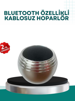 Kablosuz Mini Hoparlör Şarjlı TWS Destekli Kompakt Ses Sistemi