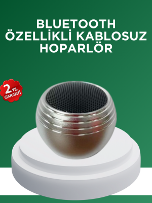 Mini Bluetooth Hoparlör TWS Özellikli Taşınabilir Güçlü Ses
