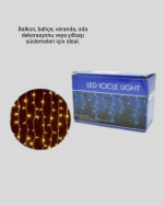 4 Metre Şelale Led Işık Perdesi Dekoratif - Görsel 2