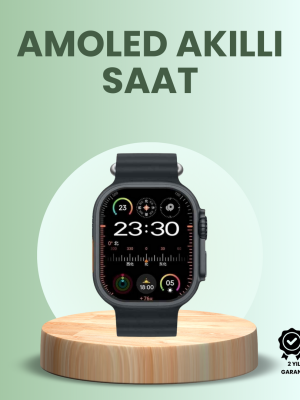 Ultra Akıllı Saat AMOLED Display 15 Gün Dayanıklı Batarya