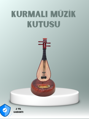 Enstrüman Figürlü Melodi Çalan Dekoratif Müzik Kutusu