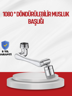 1080° Çok Yönlü Musluk Aparatı Püskürtme ve Köpük Akışlı