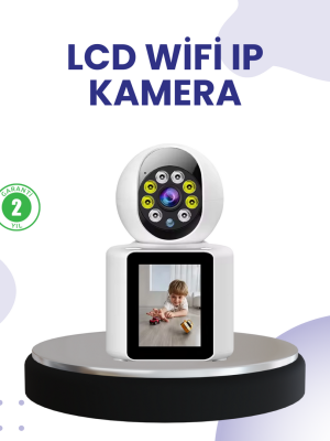 WiFi İç Mekan Kamera 2K Gece Görüşlü Çift Yönlü Görüntü Konuşma Destekli