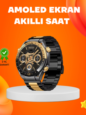 Amoled Akıllı Saat IP67 Su Geçirmez 3 Bileklikli Sağlık Takipli
