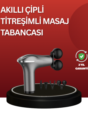 Çok Fonksiyonlu 4 Başlıklı Şarjlı Masaj Aleti Kas Ağrısı Rahatlatıcı