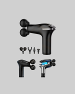 Çok Fonksiyonlu 4 Başlıklı Şarjlı Masaj Aleti Kas Ağrısı Rahatlatıcı - Görsel 2