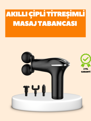 Titreşimli Masaj Aleti Şarjlı Masaj Tabancası Spor Sonrası Kas Gevşetici