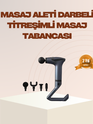 Şarjlı Taşınabilir 3in1 Titreşimli Masaj Aleti Esneme Bantlı