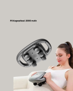 Fonksiyonlu Şarjlı Masaj Aleti 6 Başlık 2000 mAh Ergonomik Gövde - Görsel 3
