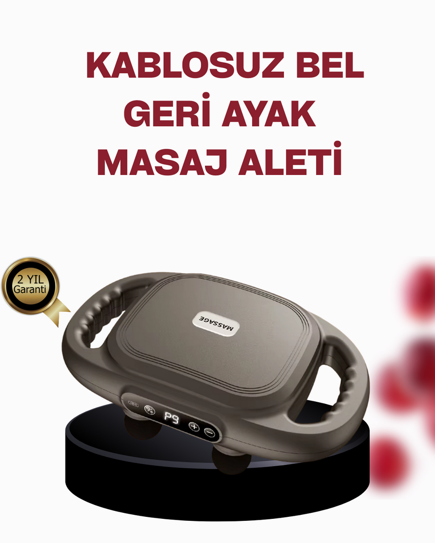 1244255_2-26.png Geliştirilmiş 6 Başlıklı Şarjlı Masaj Aleti 2000 mAh Derin Doku Masajı - Görsel 1