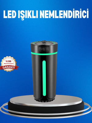 USB Bağlantılı LED’li Hava Nemlendirici Aromaterapi Buhar Difüzörü